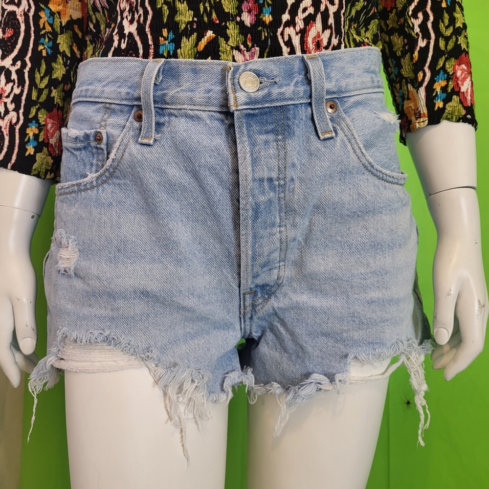 Levi's button fly XX - distressed short - size 29